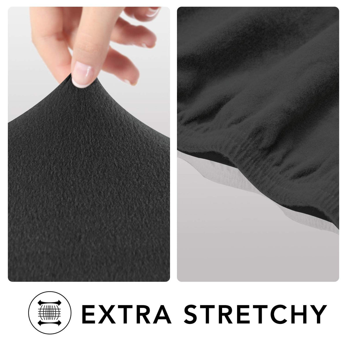 PureFit easy-install setup with tuck-in and anchors for a seamless look
