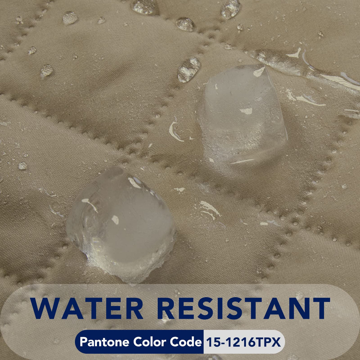 PureFit elastic straps secure the cover for a wrinkle-free fit.