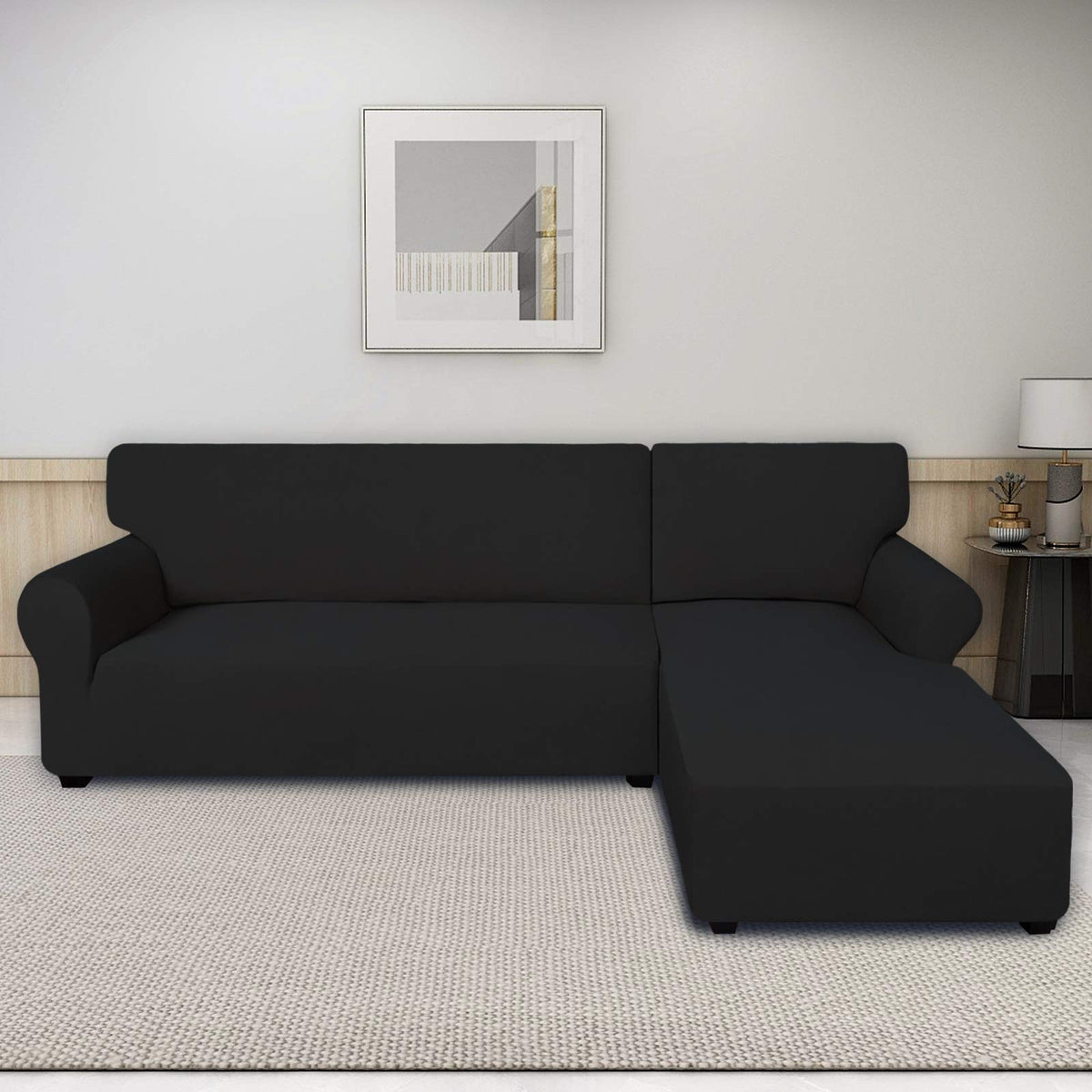 PureFit non-slip elastic bottom anchors keep the cover in place during everyday use.