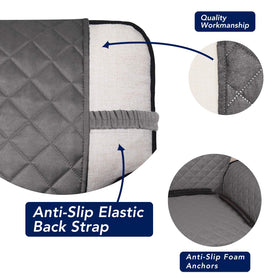 PureFit non-slip foam anchors keep the cover securely in place