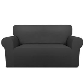 PureFit Super Stretch Sofa Slipcover on a two-seater for full protection and a fresh look