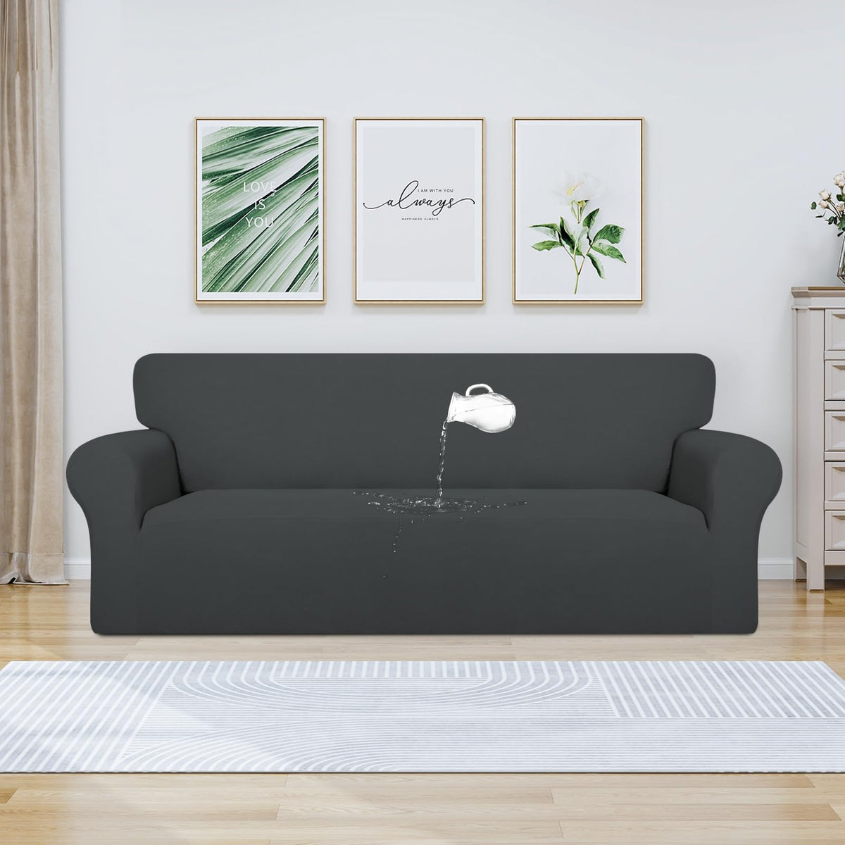 PureFit transforms an old sofa with a refreshed, protected look