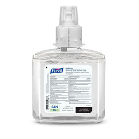 Purell dye-free formulation closeup highlighting skin-friendly conditioners.