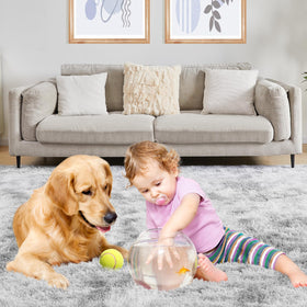 Puremy rug placed in bedroom or nursery creates warm, family-friendly spaces.