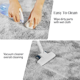 Barefoot-friendly Puremy plush fibers invite comfortable relaxation.