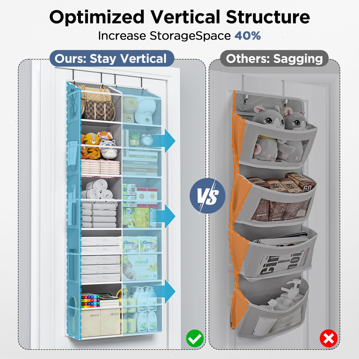 PureSpace non-toxic breathable fabric ensures safe, durable home storage.