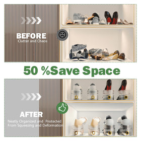 PureSprout anti-slip design keeps upper shoes secure on the rack.