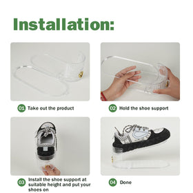 PureSprout durable PS material ensures lasting use for daily shoe organization.