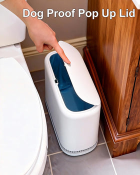 Purexa dual-bucket liner system conceals bag edges for a clean look.
