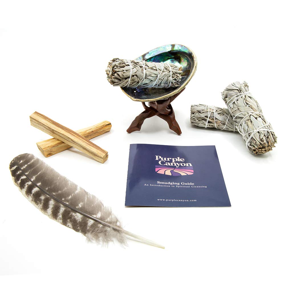 Purple Canyon beginner smudge kit contains everything for easy start