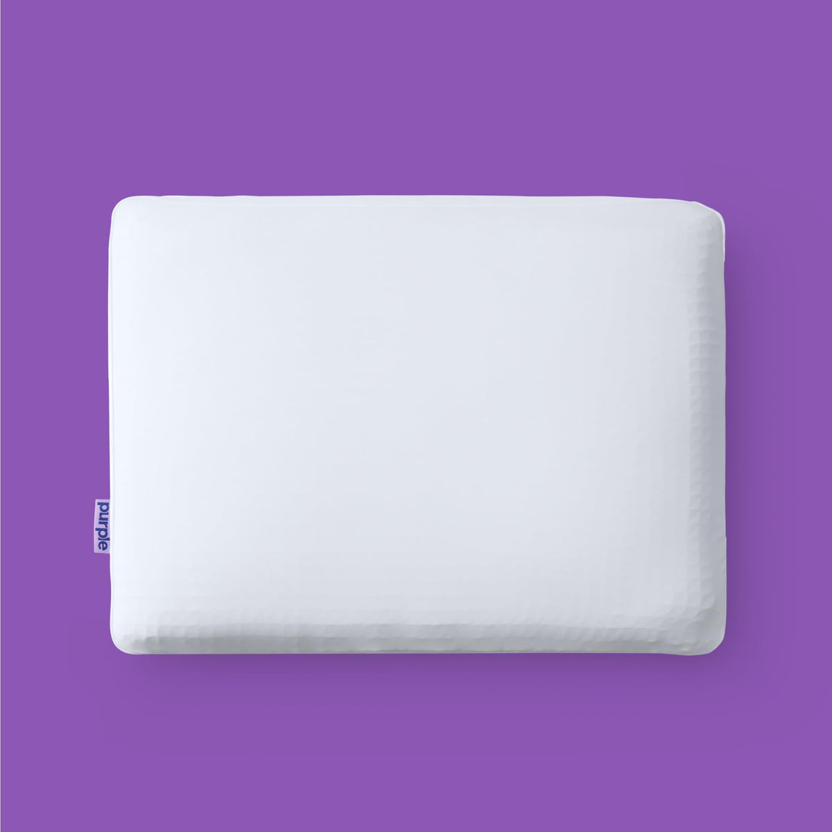 Purple DreamLayer Pillow king-size front view adjustable height for personalized comfort.