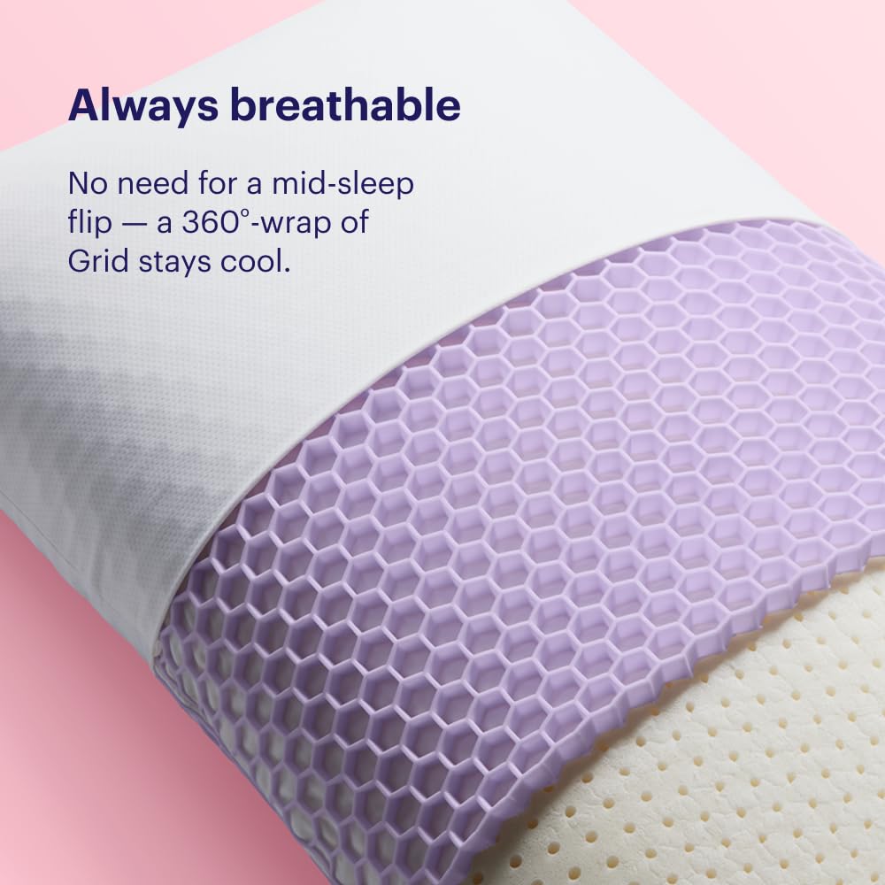 Purple Harmony Pillow bed scene demonstrates versatile setup for combo sleepers
