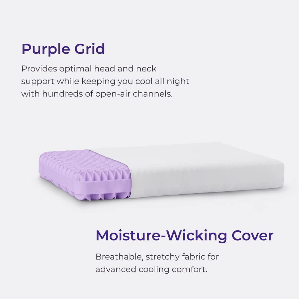 Purple Pillow boosters illustrate adjustable height for personalized comfort