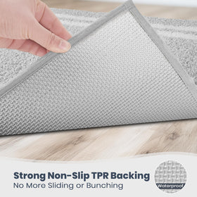 PURRUGS machine-washable bath mat for easy cleaning