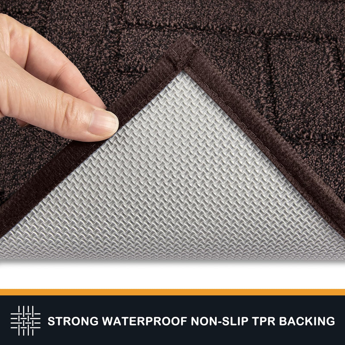 PURRUGS dense fiber mat close-up texture shows absorbent surface.