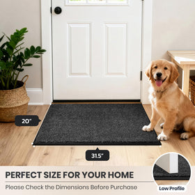 PURRUGS charcoal mat ideal for entryways and busy households.