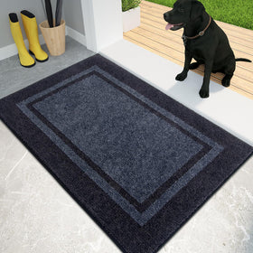 PURRUGS dirt-trapping door mat front view captures mud and moisture for a cleaner entry.
