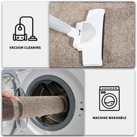 PURRUGS dirt-trapping door mat easy to clean and machine washable.