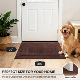 Purrugs Dirt Trapping Door Mat highly absorbent fibers remove moisture