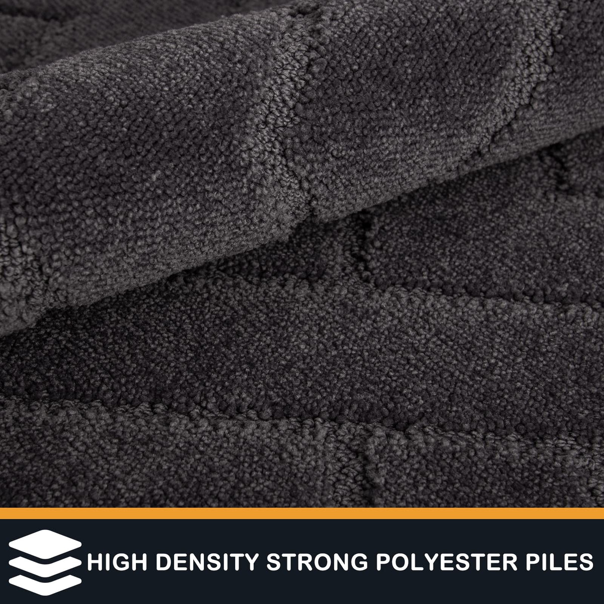 PURRUGS dirt-trapping door mat close-up demonstrates moisture capture.