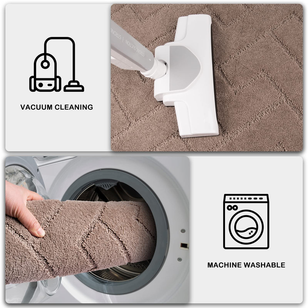 PURRUGS dirt trapping door mat easy cleaning in daily use