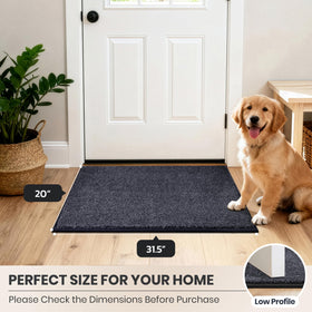 PURRUGS dirt trapping door mat ideal for entryways and pet areas with heavy traffic.