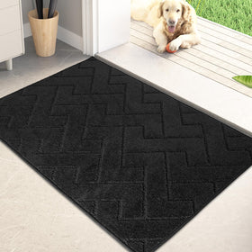 PURRUGS dirt trapping door mat front door — catches muddy footprints