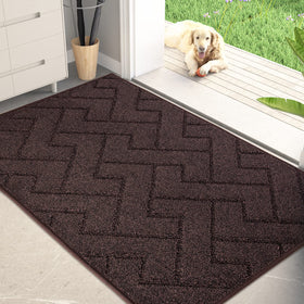 PURRUGS dirt-trapping door mat front view traps dirt at the threshold