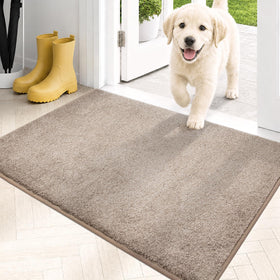 PURRUGS Dirt Trapping Door Mat front view showing dirt capture at the entry
