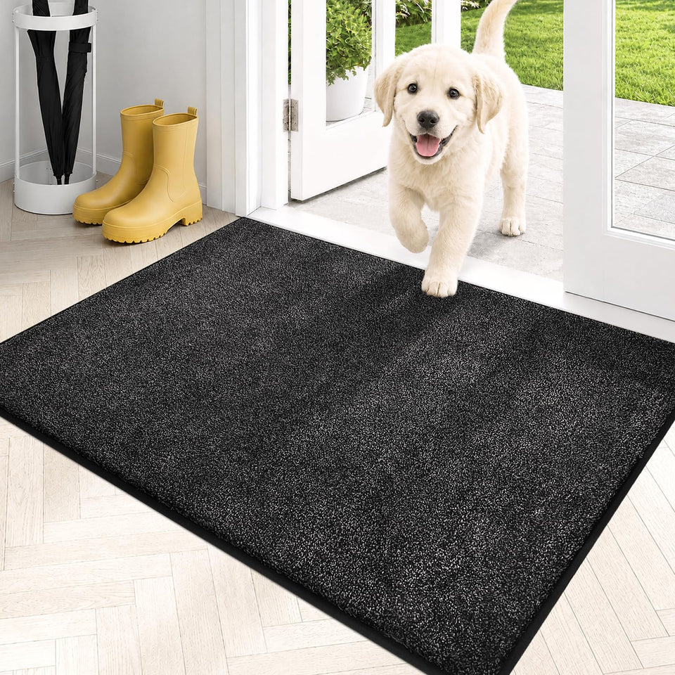 PURRUGS dirt trapping door mat front view traps moisture at entry