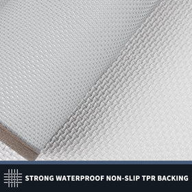 Purrugs dirt trapping door mat low-profile design fits under low-clearance doors