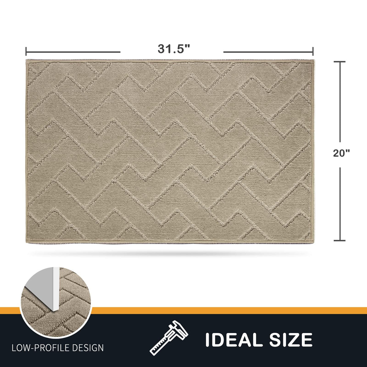 PURRUGS dirt trapping door mat machine washable feature