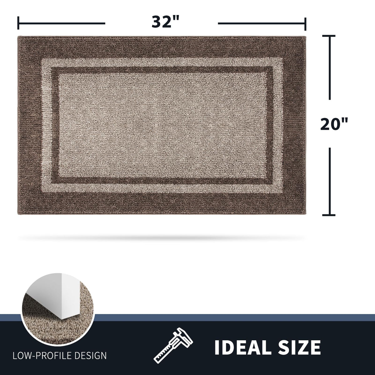 Purrugs dirt trapping door mat moisture absorption helps dry shoes quickly