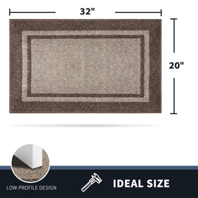 Purrugs dirt trapping door mat moisture absorption helps dry shoes quickly