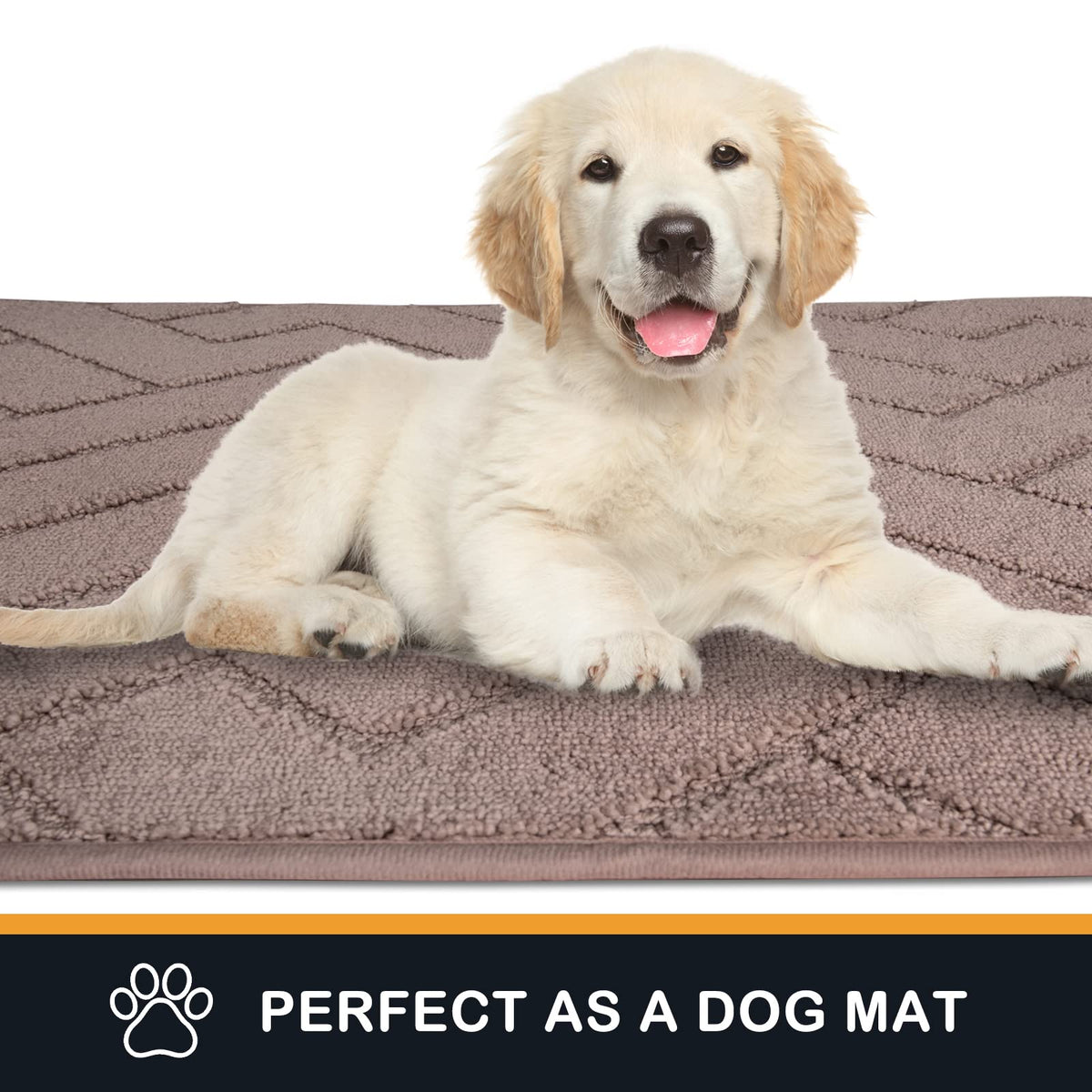 PURRUGS dirt trapping door mat pet-friendly durable fabric for busy homes