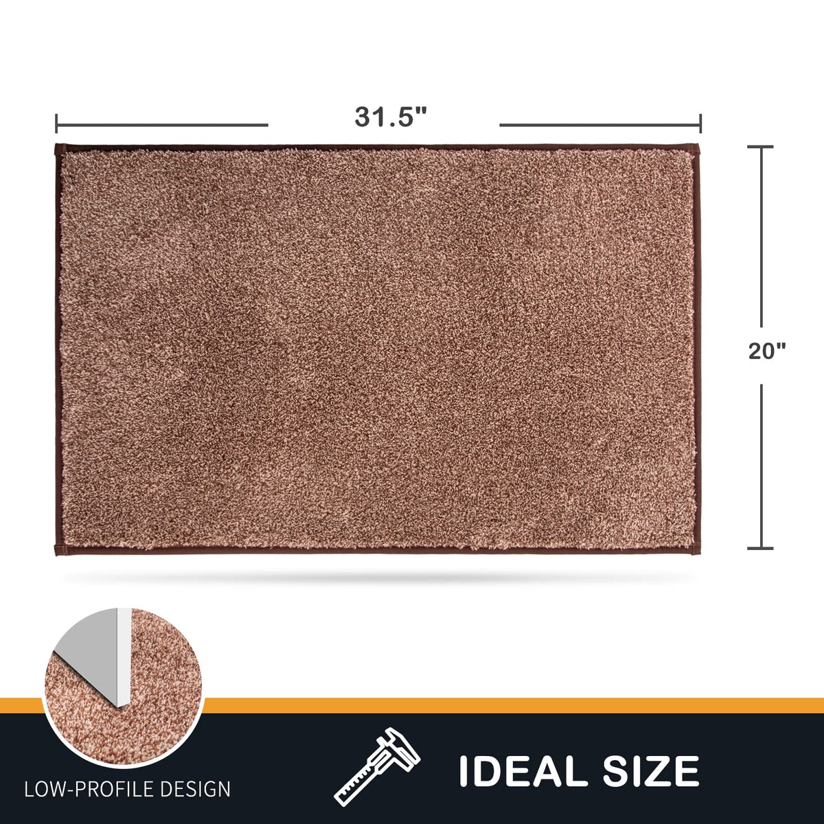 PURRUGS dog-friendly entry rug closeup: durable, pet-safe texture for muddy paws