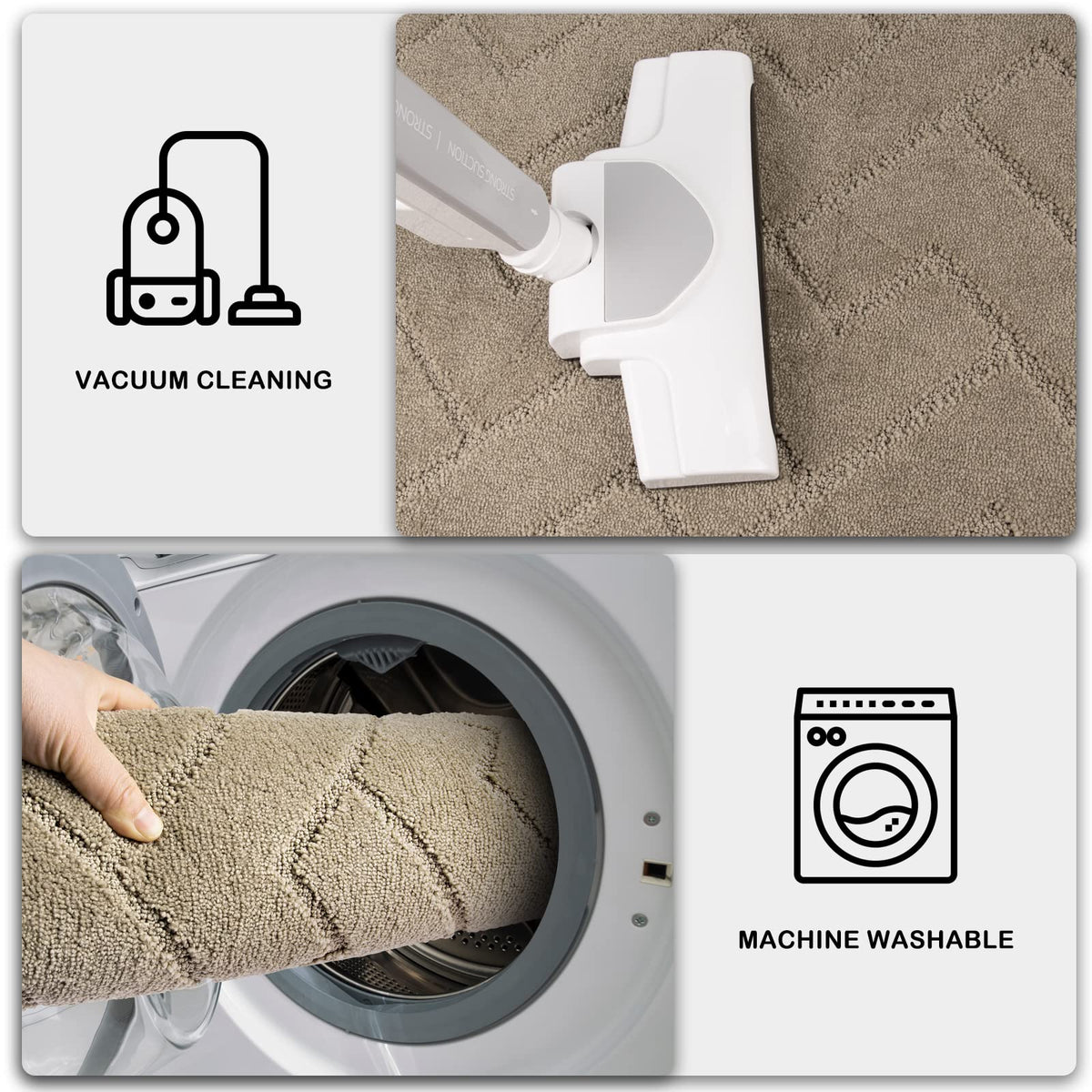 PURRUGS soft microfiber surface feels comfortable underfoot daily use
