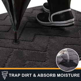 Purrugs pet-friendly entryway rug endures daily use while trapping dirt.