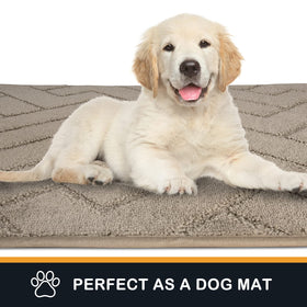 PURRUGS pet-friendly entry rug protects floors while pets walk freely.