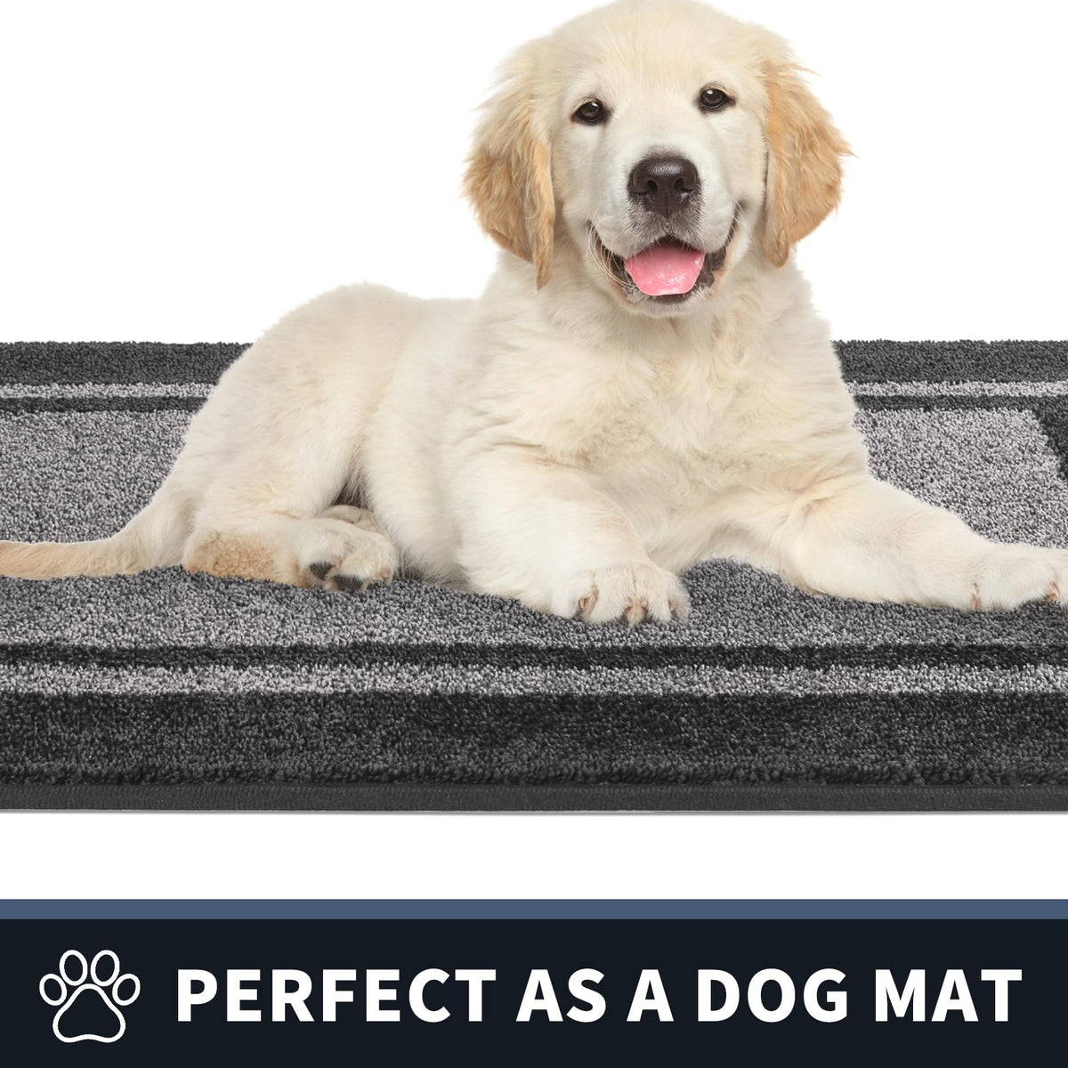 PURRUGS soft polyester microfiber pile feels comfortable underfoot.