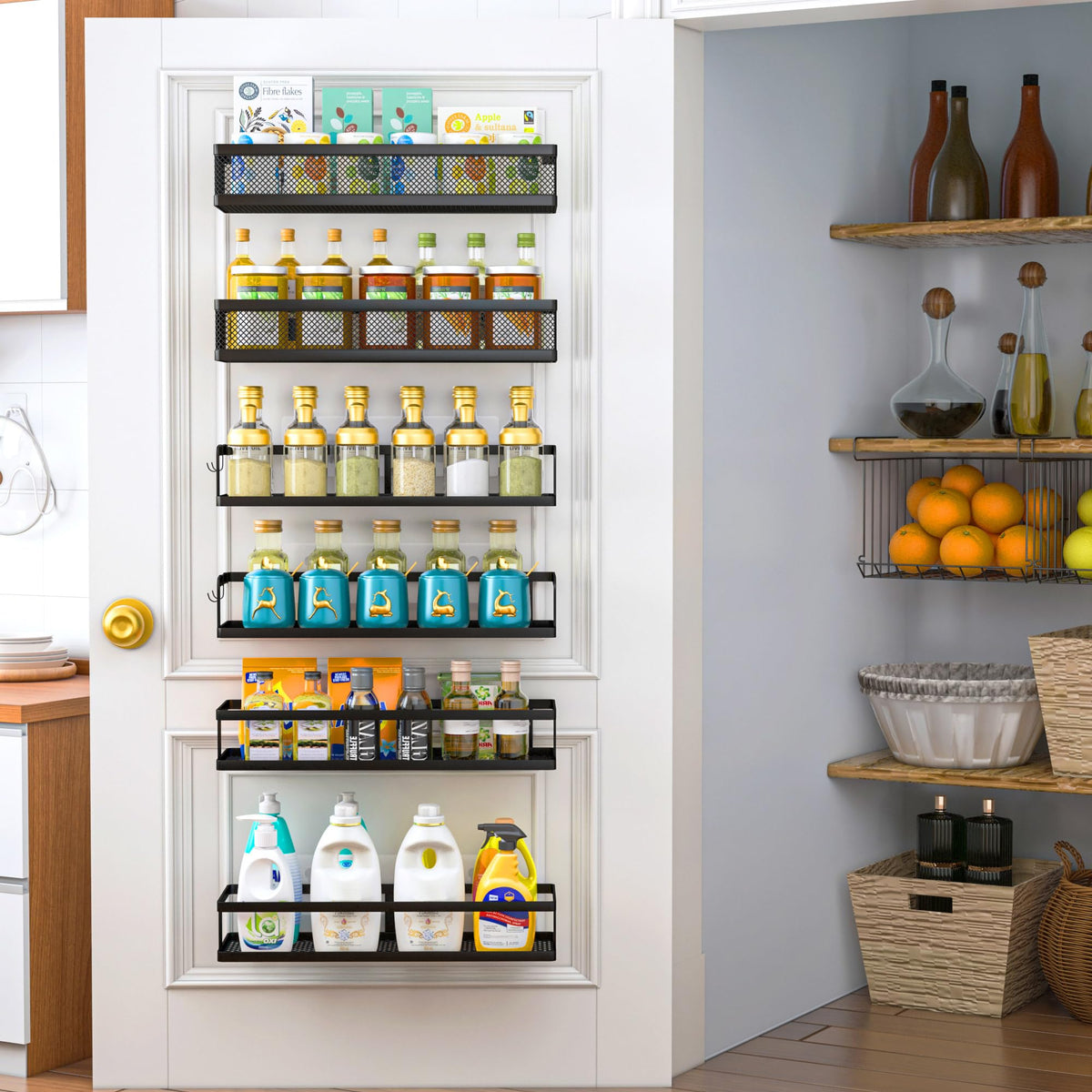 PUSDON ideal for narrow spaces in RVs and pantry shelves.