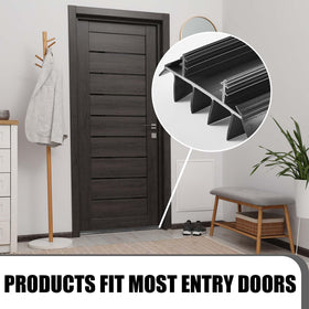 Pushglossy durable PVC weatherstrip reduces drafts and supports comfortable interiors.