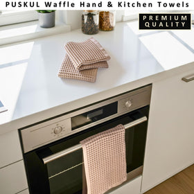 OEKO-TEX certified Turkish cotton waffle towels by PÜSKÜL ensure safe, durable textiles.