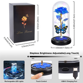 Pusuny glass rose packaging box ready for gifting