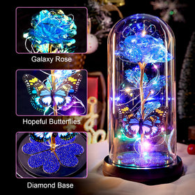 Pusuny love crystal drops on dome offer romantic charm