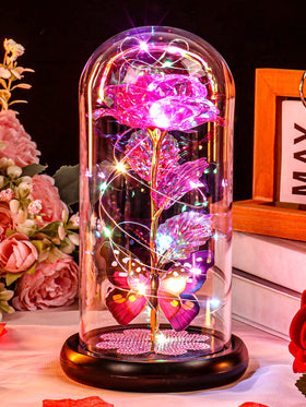 Pusuny forever rose complements home decor with a romantic glow.