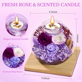 Pusuny preserved rose bouquet brightens spaces with lasting color