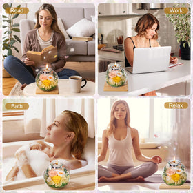 Pusuny rose and lavender scented pieces fill spaces with calming fragrance