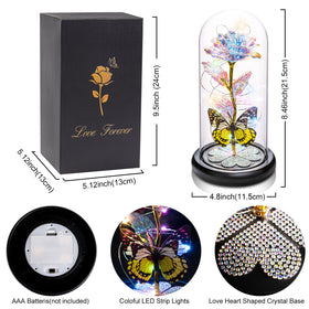 Pusuny Rose features a butterfly decor for elegance and hope