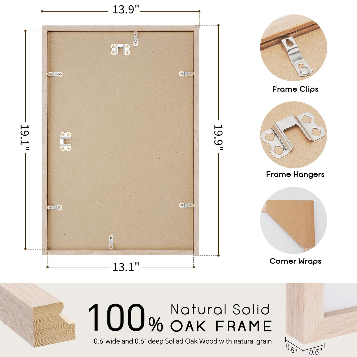 puthiac 11x17 opening size view with mat option for prints